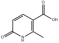 6-HYDROXY-2-METHYLNICOTINIC ACID 구조식 이미지