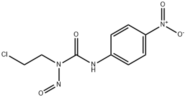 1-(2-Chloroethyl)-3-(4-nitrophenyl)-1-nitrosourea 구조식 이미지