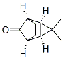 Tricyclo[3.2.1.0(2,4)]octan-8-one, 3,3-dimethyl-, (1alpha,2alpha,4alph a,5alpha)- 구조식 이미지