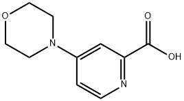 4-(4-모르폴린)-피콜린산 구조식 이미지