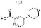 4-MORPHOLIN-4-YL-PYRIDINE-2-CARBOXYLIC ACID X HCL 구조식 이미지