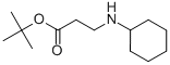 3-CYCLOHEXYLAMINO-PROPIONIC ACID TERT-BUTYL ESTER Structure