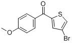 (4-BROMO-2-THIENYL)(4-METHOXYPHENYL)METHANONE 구조식 이미지