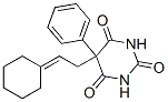 5-(2-Cyclohexylideneethyl)-5-phenylbarbituric acid Structure