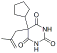 5-Cyclopentyl-5-(2-methyl-2-propenyl)-2,4,6(1H,3H,5H)-pyrimidinetrione Structure