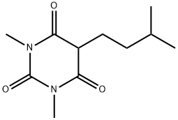 1,3-Dimethyl-5-isopentyl-2,4,6(1H,3H,5H)-pyrimidinetrione Structure