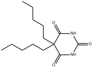 5,5-Dipentyl-2,4,6(1H,3H,5H)-pyrimidinetrione Structure