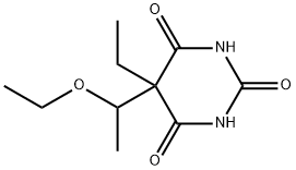 5-(1-Ethoxyethyl)-5-ethylbarbituric acid Structure