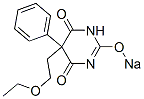 5-(2-Ethoxyethyl)-5-phenyl-2-sodiooxy-4,6(1H,5H)-pyrimidinedione Structure
