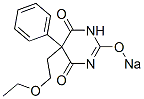 5-(2-Ethoxyethyl)-5-phenyl-2-sodiooxy-4,6(1H,5H)-pyrimidinedione 구조식 이미지