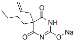 5-Allyl-5-butyl-2-sodiooxy-4,6(1H,5H)-pyrimidinedione 구조식 이미지