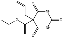 5-Allyl-5-(1-ethoxyvinyl)barbituric acid Structure
