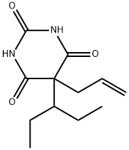 5-Allyl-5-(1-ethylpropyl)-2,4,6(1H,3H,5H)-pyrimidinetrione Structure