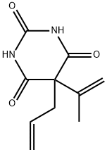 5-Allyl-5-isopropenyl-2,4,6(1H,3H,5H)-pyrimidinetrione Structure