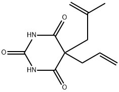 5-Allyl-5-(2-methylallyl)barbituric acid Structure