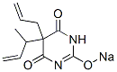 5-Allyl-5-(1-methylallyl)-2-sodiooxy-4,6(1H,5H)-pyrimidinedione Structure
