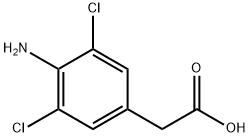 1-(4-아미노-3,5-디클로로-페닐)-아세트산 구조식 이미지