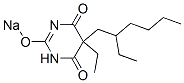 5-Ethyl-5-(2-ethylhexyl)-2-sodiooxy-4,6(1H,5H)-pyrimidinedione Structure