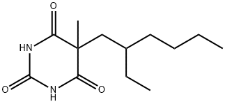 5-(2-Ethylhexyl)-5-methylbarbituric acid Structure