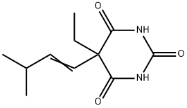 5-Ethyl-5-(3-methyl-1-butenyl)barbituric acid 구조식 이미지