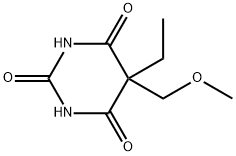 5-Ethyl-5-(methoxymethyl)-2,4,6(1H,3H,5H)-pyrimidinetrione 구조식 이미지
