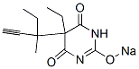 5-Ethyl-5-(1-methyl-1-ethyl-2-propynyl)-2-sodiooxy-4,6(1H,5H)-pyrimidinedione Structure