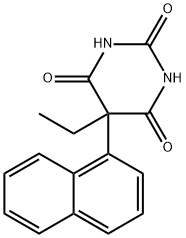5-Ethyl-5-(1-naphtyl)barbituric acid 구조식 이미지