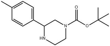 1-BOC-3-P-TOLYLPIPERAZINE Structure