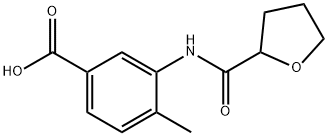 Benzoic acid, 4-methyl-3-[[(tetrahydro-2-furanyl)carbonyl]amino]- (9CI) 구조식 이미지