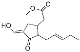 4-(Hydroxymethylene)-3-oxo-2-(2-pentenyl)cyclopentane-1-acetic acid methyl ester 구조식 이미지