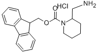 2-아미노메틸-1-N-FMOC-피페리딘하이드로클로라이드 구조식 이미지