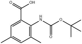 ANTHRANILIC ACID, N-BOC-3,5-DIMETHYL
 Structure