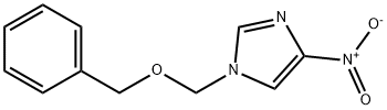 N-BENZYL OXYMETHYL-4-NITRO-IMIDAZOLE
 구조식 이미지