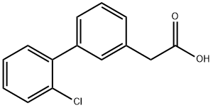 3-BIPHENYL-2'-CHLORO-ACETIC ACID
 Structure