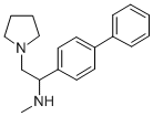(1-BIPHENYL-4-YL-2-PYRROLIDIN-1-YL-ETHYL)-METHYL-AMINE
 Structure