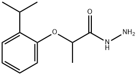 2-(2-ISOPROPYLPHENOXY)PROPANOHYDRAZIDE 구조식 이미지