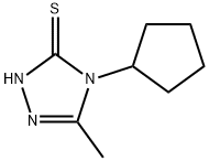 4-cyclopentyl-5-methyl-4H-1,2,4-triazole-3-thiol Structure