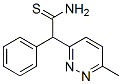 2-Phenyl-2-(6-methyl-3-pyridazinyl)thioacetamide 구조식 이미지