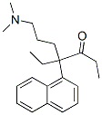 7-(Dimethylamino)-4-ethyl-4-(1-naphthalenyl)-3-heptanone Structure