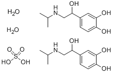 ISOPRENALINE SULFATE 구조식 이미지