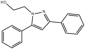 2-(3,5-diphenylpyrazol-1-yl)ethanol 구조식 이미지