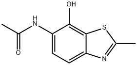 Acetamide, N-(7-hydroxy-2-methyl-6-benzothiazolyl)- (9CI) 구조식 이미지