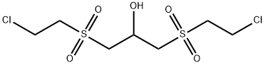 1,3-Bis(chloroethyl sulfonyl)propanol 구조식 이미지