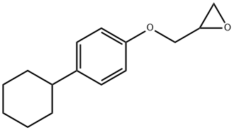 [(4-cyclohexylphenoxy)methyl]oxirane 구조식 이미지