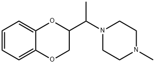 2-[1-(4-Methyl-1-piperazinyl)ethyl]-1,4-benzodioxane Structure