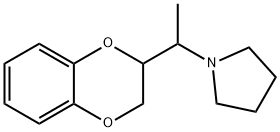 2-[1-(1-Pyrrolidinyl)ethyl]-1,4-benzodioxane Structure