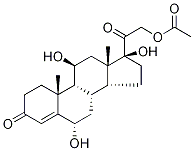 21-O-Acetyl 6α-Hydroxy Cortisol Structure