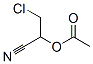 3-클로로-2-아세틸옥시프로판니트릴 구조식 이미지