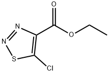 ETHYL 5-CHLORO-1,2,3-THIADIAZOLE-4-CARBOXYLATE 구조식 이미지