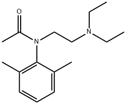 N-[2-(Diethylamino)ethyl]-2',6'-dimethylacetanilide 구조식 이미지